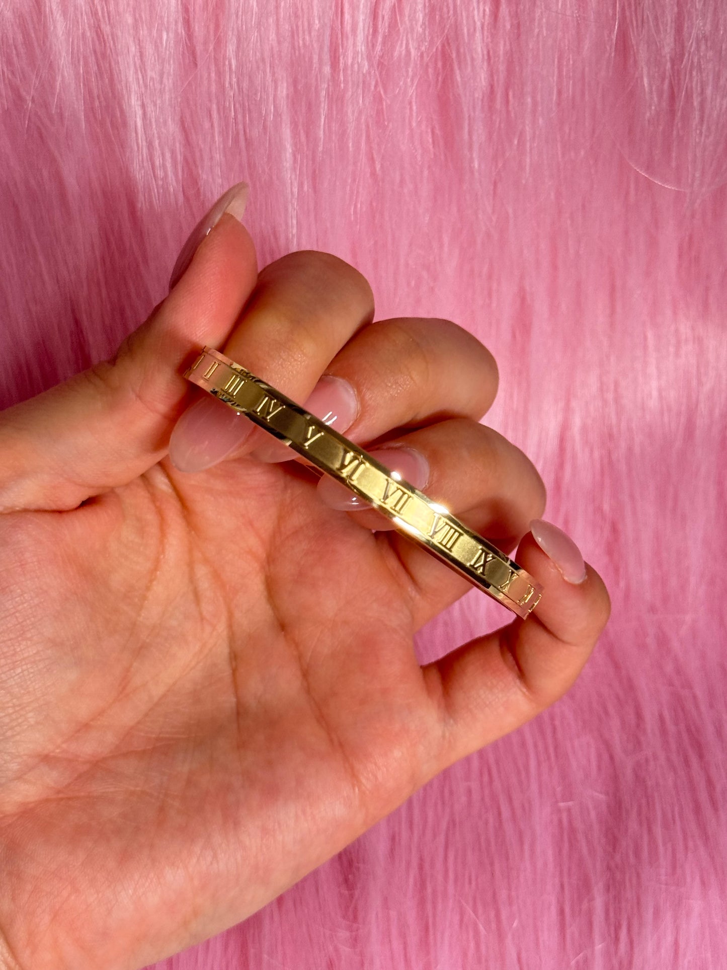 Roman Numeral Bangle