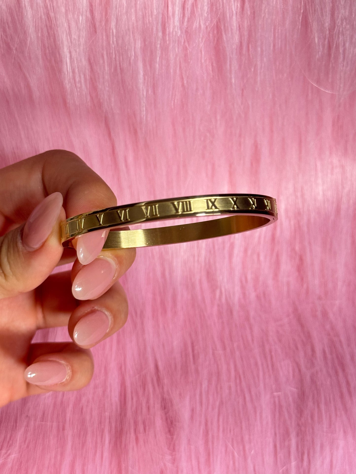 Roman Numeral Bangle