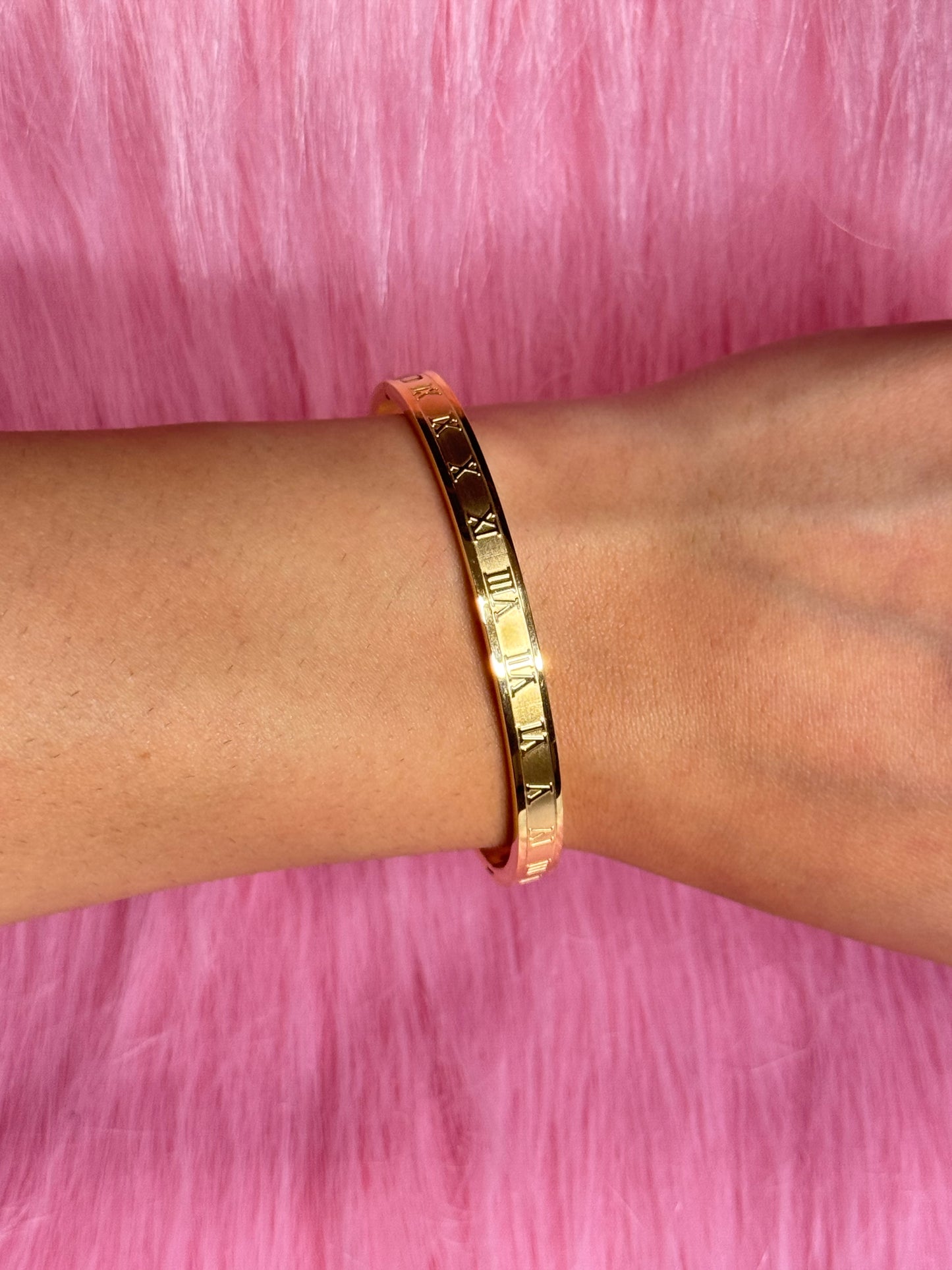 Roman Numeral Bangle