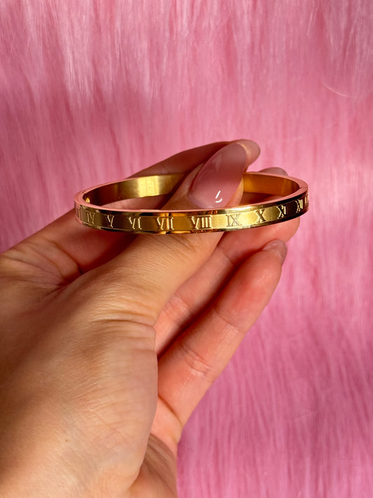 Roman Numeral Bangle