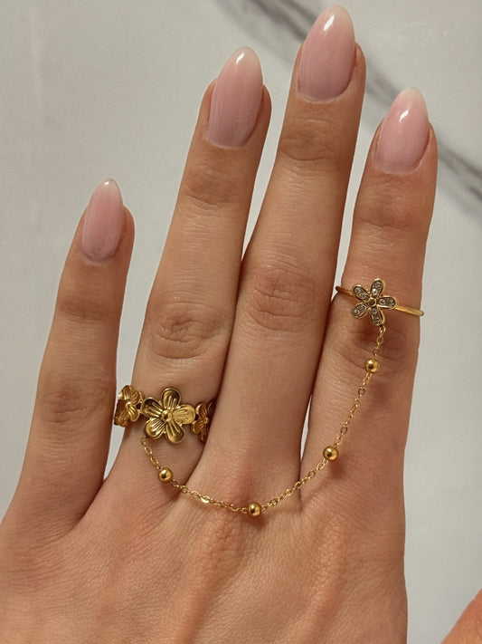 Flower Ring Chain