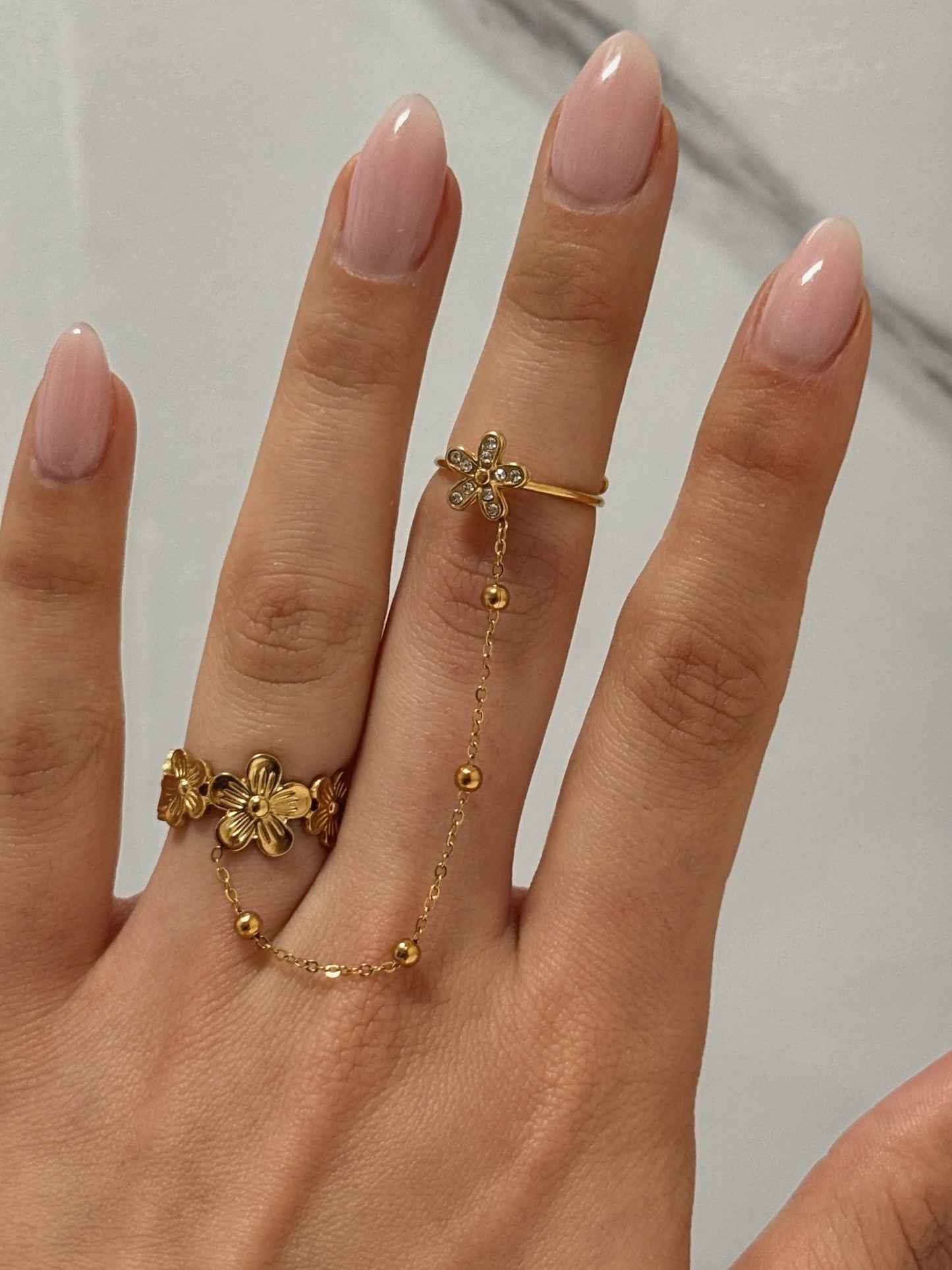 Flower Ring Chain